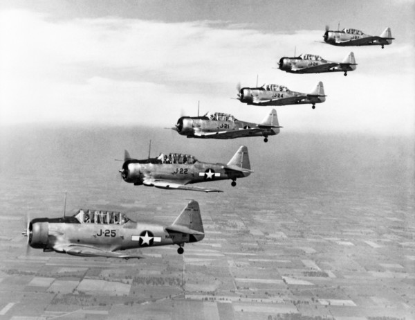 Navy Planes In Formation