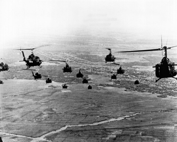 Hueys Into Combat