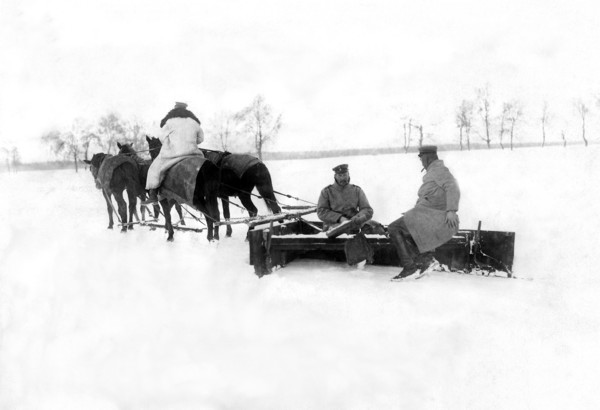 Horse Drawn Snow Plow