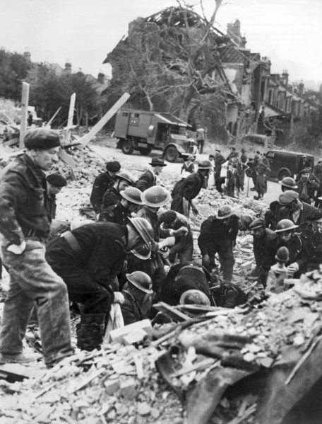 V-1 Bomb Rescue Workers