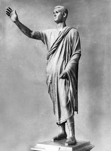 Bronze Statue Of "The Orator"