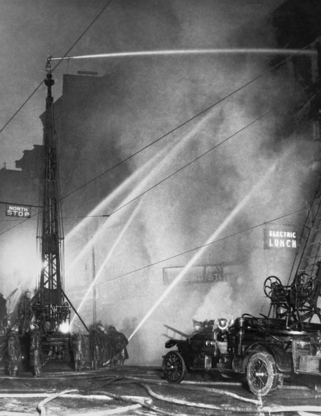 Downtown Syracuse Fire
