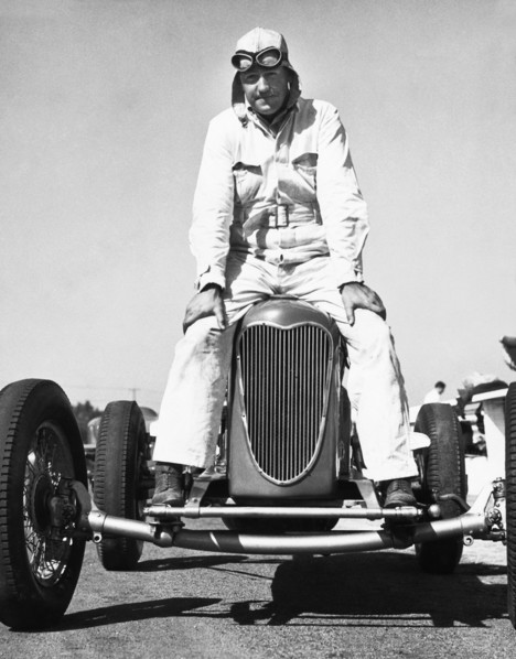 Driver And His Race Car