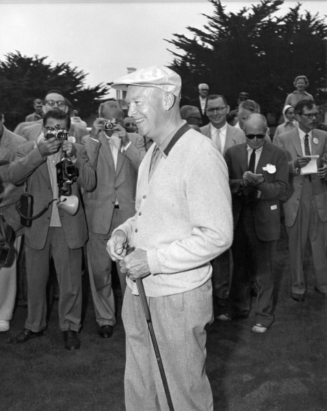 Eisenhower Meets Press