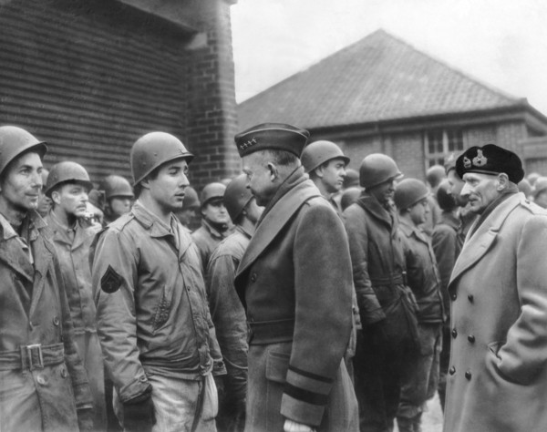 Ike Checks Invasion Forces