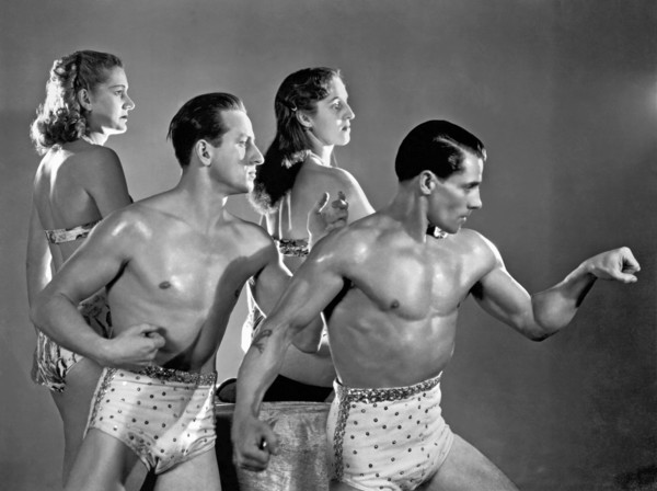 Performing Troupe Strike Pose
