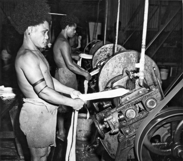 New Guinea Rubber Production