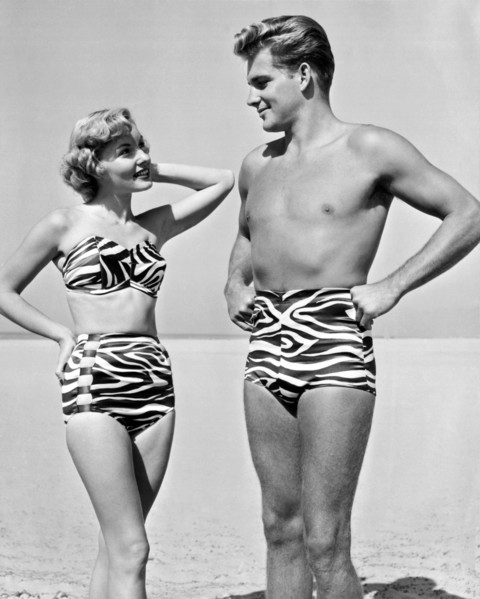 Couple In Matching Attire