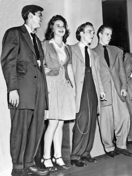 Young Men Wearing Zoot Suits