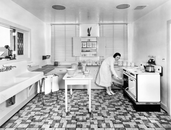 A Woman Baking Cookies