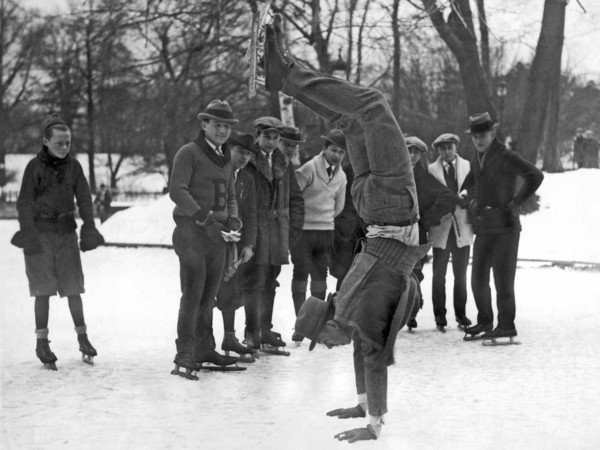 A Skater On His Hands