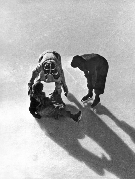 A Skater Gets Help From A Friend