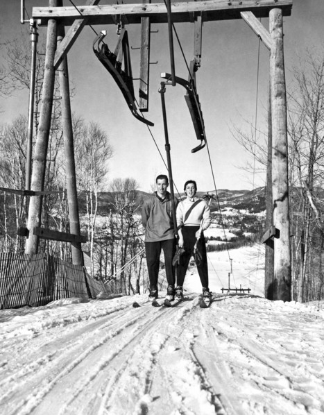 Ski Lift At Saint-Sauveur