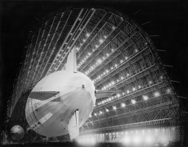 USS Macon In Hangar One