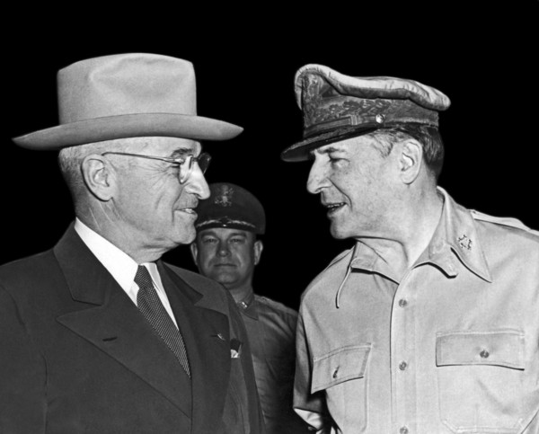 Harry Truman and Douglas MacArthur