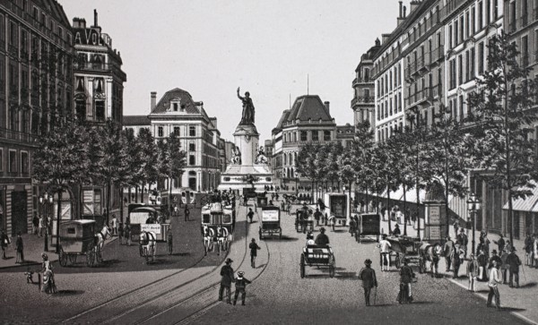 Paris, la place de la republique