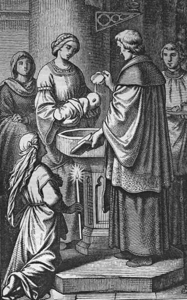The holy baptism