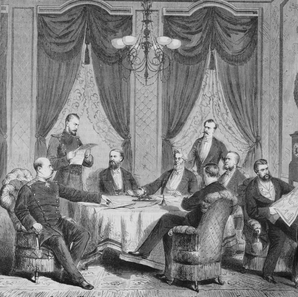 Meeting of the peace conference