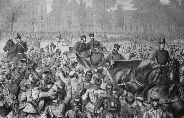 Arrival of king wilhelm i