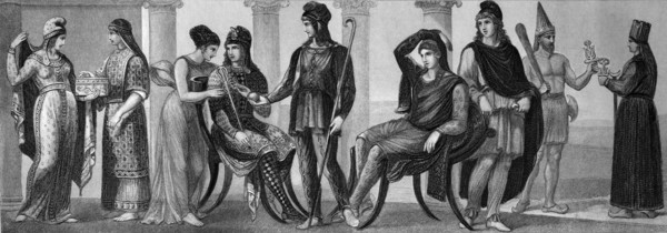 Fashion, costumes from ancient times