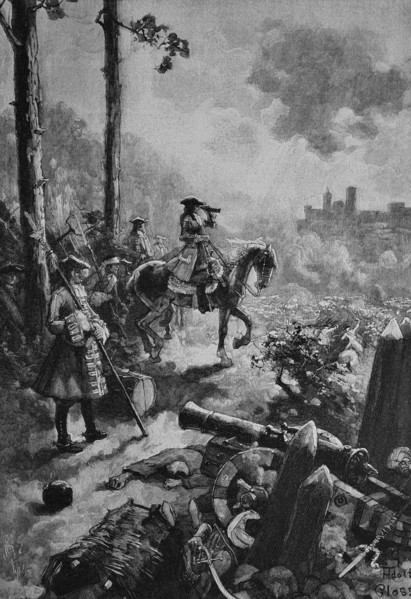 Prince eugen during the battle of belgrade