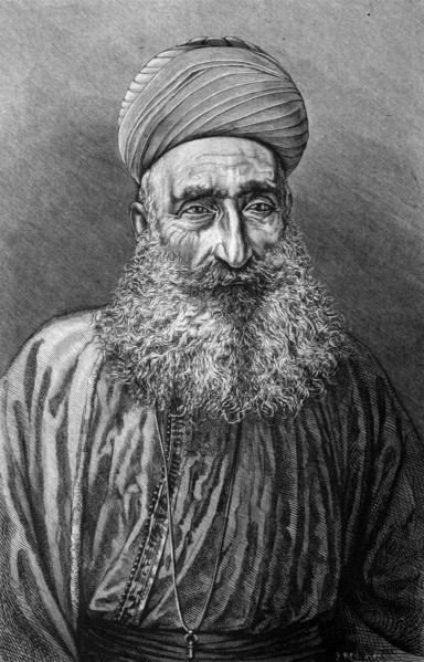 Elderly arabian man