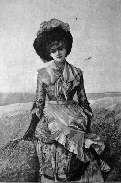 Woman wearing hiking clothes