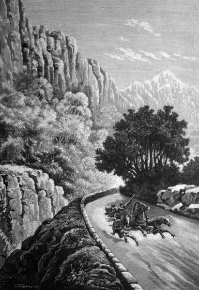 Gebirs gorge of the crimea