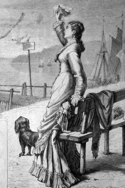 Farewell at the harbour