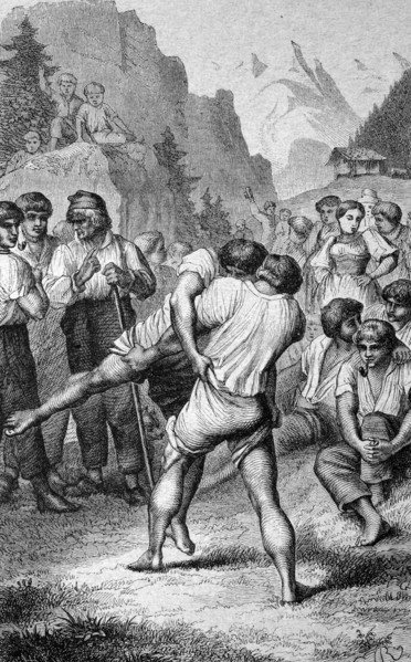 A style of wrestling in switzerland