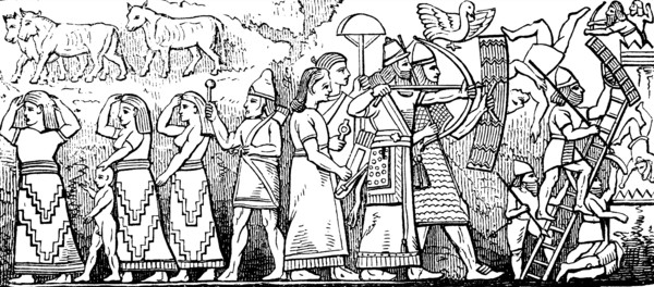 Assyrian relief,