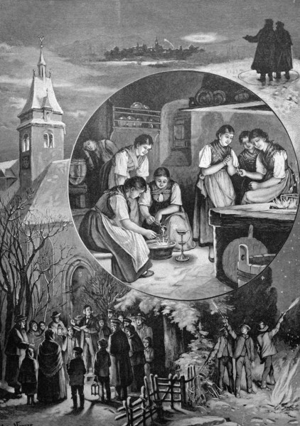 Thuringian new year customs