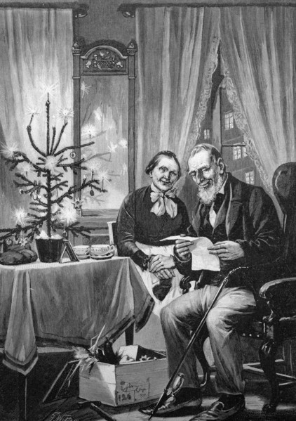 Grandparents reading