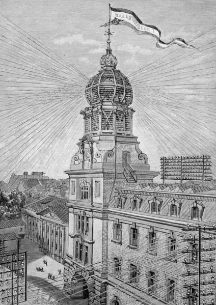 The telephone tower