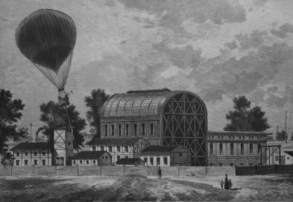 Airship department at tempelhof field