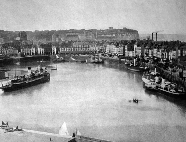 Port of dieppe, france