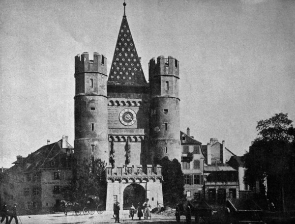 Spalentor gate in basel,