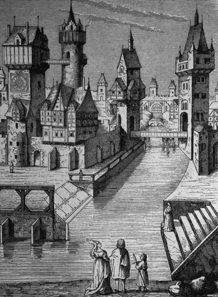 Ideal image of a city