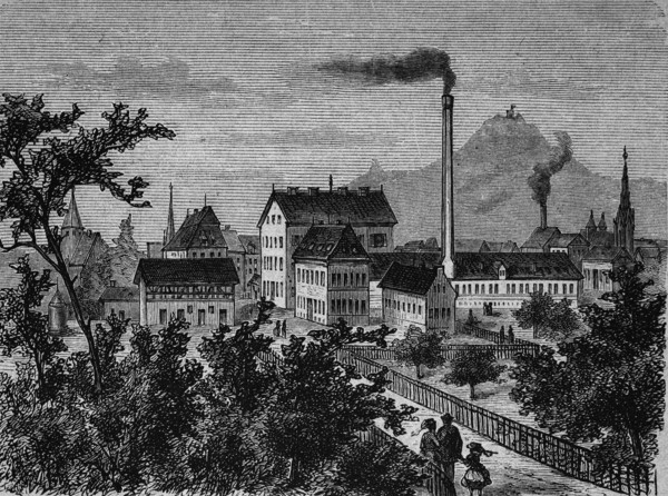 View of werner's factories