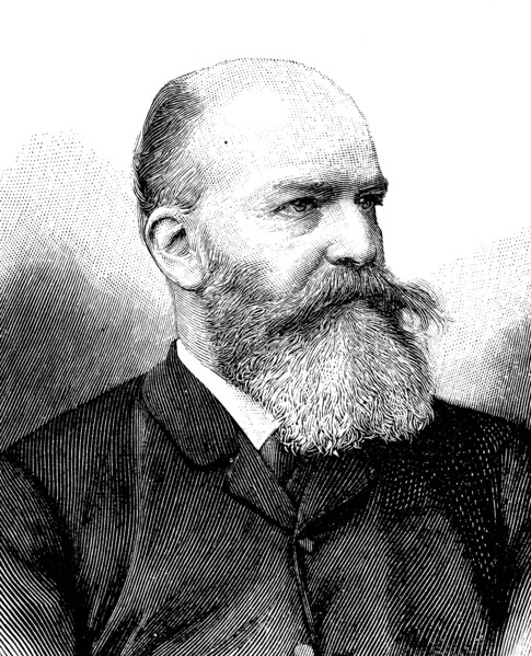 Portrait of georg moritz ebers
