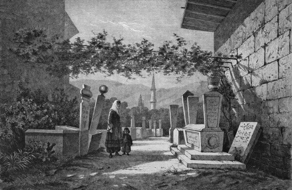 Tatar graves in baktschifarai