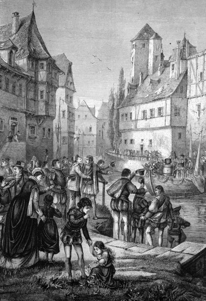Arrival of breitopfes