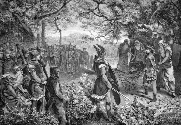 Old germanic feast of sacrifice