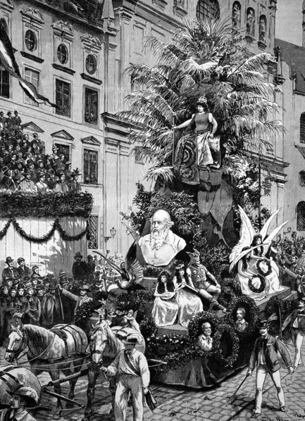 Float of the festival procession