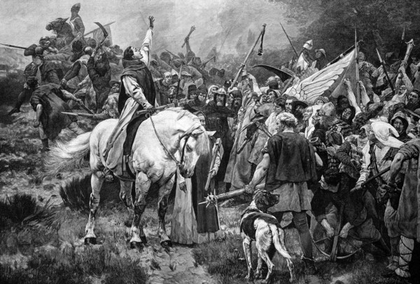 Farmers in the battle
