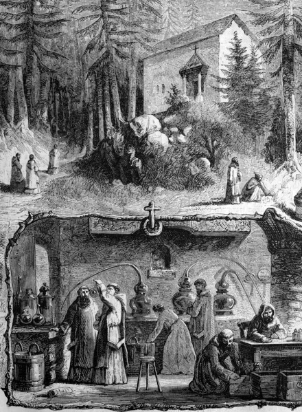Manufacture of chartreuse herbal liqueur