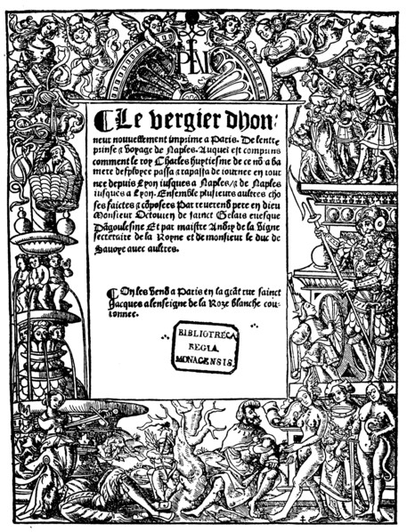 Title page of a book