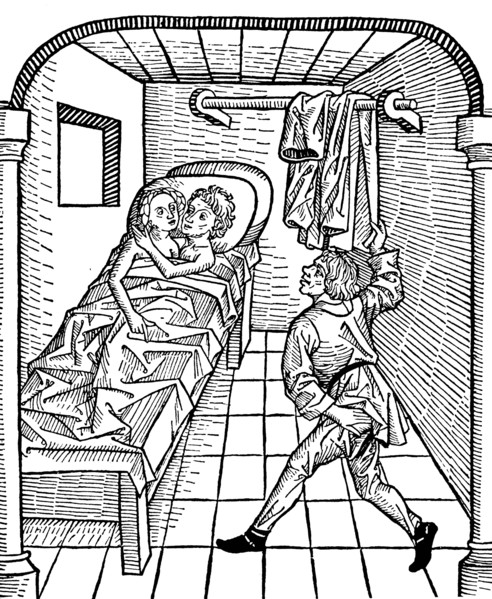The coat of the lover is being stolen