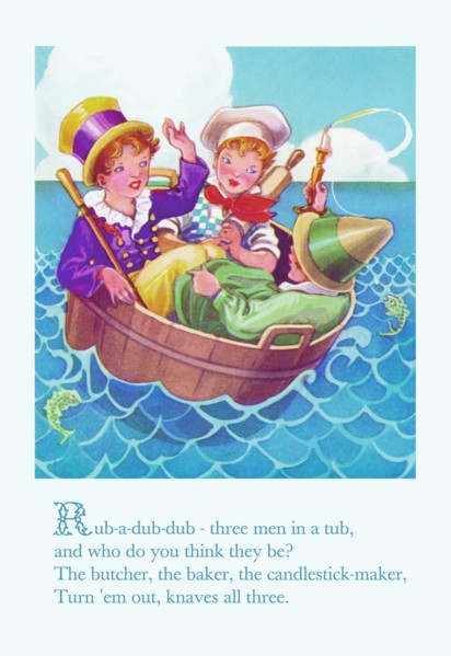 Rub-a-Dub-Dub, Three Men in a Tub