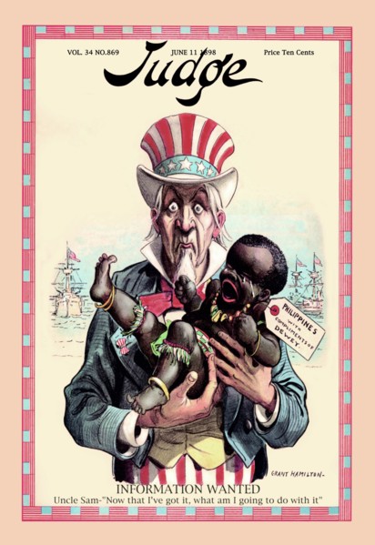 Judge Magazine: "Now That I've Got it, What Am I Going to Do with It?" 1898